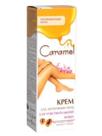 Разные виды крема Карамель Крем для депиляции Caramel