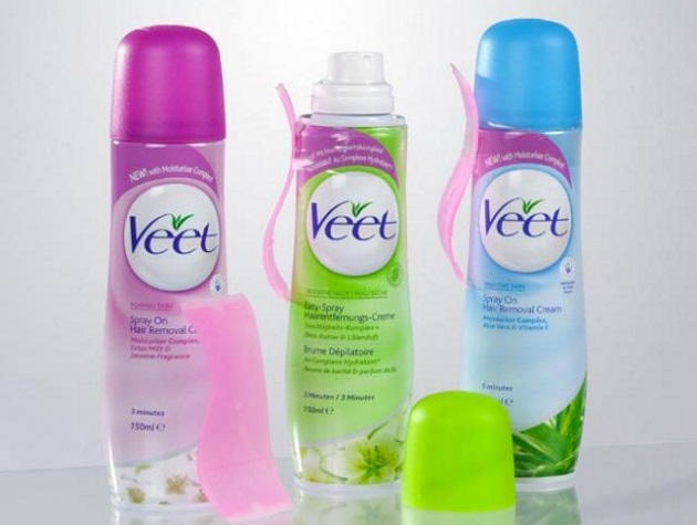 Разновидности спреев veet крем спрей для депиляции