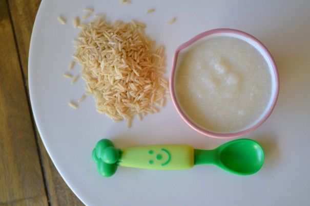 Рис, каша и ложка