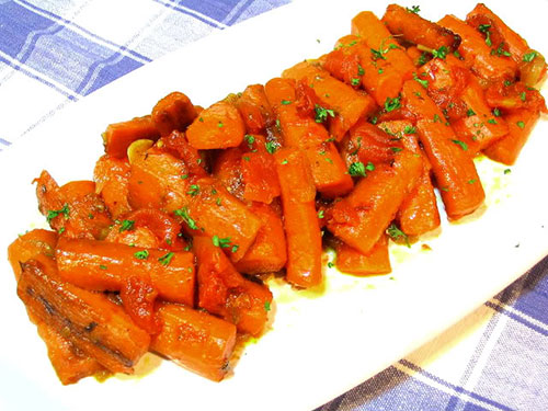 запеченная морковь