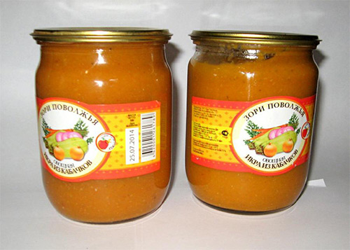 магазинная кабачковая икра